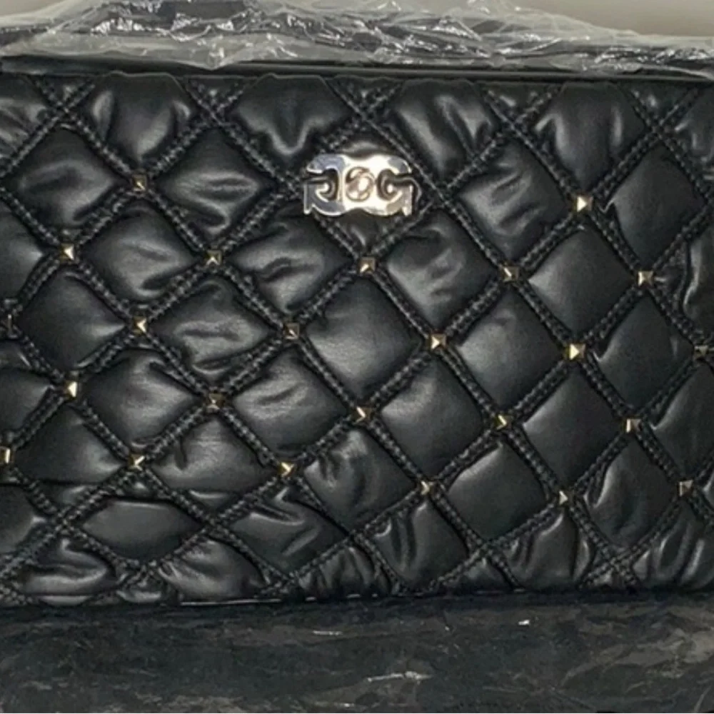 Gilda Paris Quilted Black‎ Shoulder Bag